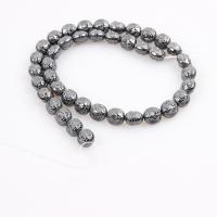 Nicht magnetische Hämatit Perlen, Non- magnetische Hämatit, plattiert, DIY, schwarz, 10mm, 39PCs/Strang, verkauft von Strang