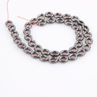 Non Magnetic Hematite Beads, Round, plated, DIY, black 