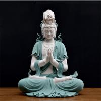 White Porcelain Craft Decoration, Buddha, plated, durable & hardwearing & anti-skidding 