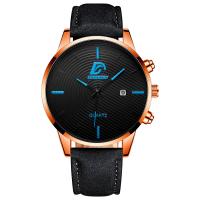 Men Wrist Watch, Zinc Alloy, with PU Leather & Glass & Stainless Steel, fashion jewelry & for man 