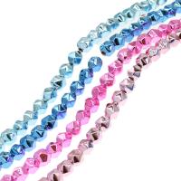 Perles hématite magnétique, Rond, facettes, plus de couleurs à choisir Environ 16 pouce, Vendu par brin
