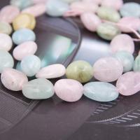 Morganite Beads, irregular, polished, DIY, multi-colored 