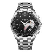 Men Wrist Watch, Zinc Alloy, with Glass & Stainless Steel, Life water resistant & for man & luminated 