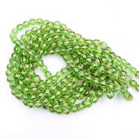 Round Crystal Beads, polished, DIY Crystal Green 