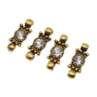 Rhinestone Zinc Alloy Connector, plated, micro pave cubic zirconia nickel, lead & cadmium free Approx 