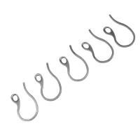 Stainless Steel Hook Earwire, silver color plated Approx 
