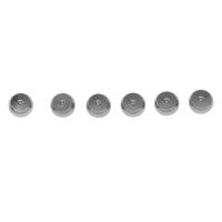 Stainless Steel Beads, Round, silver color plated Approx 
