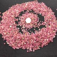 Décoration de pierre perles, tourmaline, poli, rouge, 5-8mm, Vendu par sol