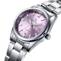 Bracelets de montre pour femmes, acier inoxydable, avec alliage de zinc, bijoux de mode & imperméable, plus de couleurs à choisir Vendu par PC