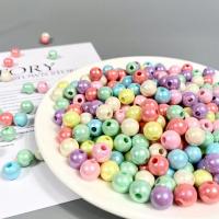 Pearlized Acrylic Beads, Round, DIY multi-colored 