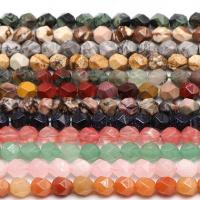 Gemischte Edelstein Perlen, Rhombus, verschiedene Größen vorhanden & facettierte, keine, verkauft von Strang