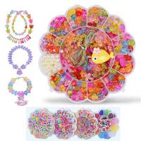 Set de perles Bracelet bricolage, Acrylique, pour les enfants & styles différents pour le choix, plus de couleurs à choisir Vendu par boîte