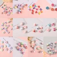 Mixed Acrylic Jewelry Beads, injection moulding, DIY 
