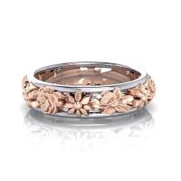 Zinc Alloy Finger Ring, plated, fashion jewelry & for woman, rose gold color, 6mm 