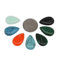 Perles de pierre gemme mixte, turquoise, larme, poli Environ Vendu par sac