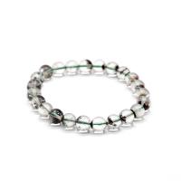 Bracelets quartz, quartz fantôme, Rond, bijoux de mode, transparent, 10mm, Vendu par brin