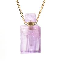 Gemstone Perfume Bottle Pendant 