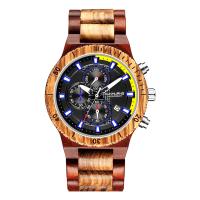 Men Wrist Watch, Sandalwood, with Zinc Alloy, Chinese movement, waterproofless & for man 48*13mm,240mm 