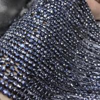 Terahertz Stone Beads, polished, DIY  & faceted, blue 