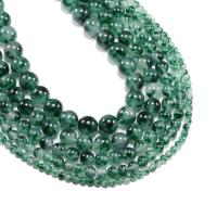 Gemischte Farbe Quarz Perlen, rund, poliert, DIY & verschiedene Größen vorhanden, grün, verkauft von Strang