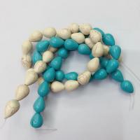 Perles en plastique de mode, larme, vernis au four, imitation pierres précieuses & DIY, plus de couleurs à choisir Vendu par brin