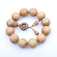 Деревянные браслеты, деревянный, с Сандал, Сиена жженая, 20mm, 12ПК/Strand, продается Strand