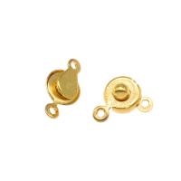 Copper Alloy Snap Clasp, Round, plated nickel, lead & cadmium free Approx 