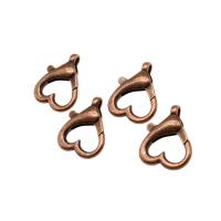 Copper Alloy Lobster Clasp, Heart, plated, nickel, lead & cadmium free Approx 