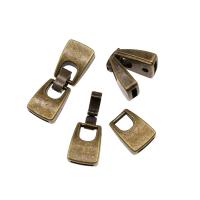 Copper Alloy Foldover Clasp, plated nickel, lead & cadmium free Approx 