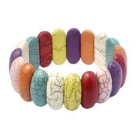 Turquoise Bracelets, multi-colored, 180mm 