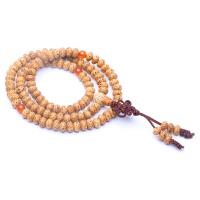 108 perles de Mala, Perles en bois de Bodhi, couleurs mélangées Vendu par brin