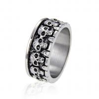 Titanium Steel Finger Ring, polished 