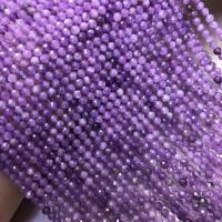 Piedra de litio púrpura Abalorio, Esférico, pulido, Bricolaje & diverso tamaño para la opción & facetas, Púrpura, Vendido por Sarta