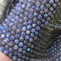 Mondstein Perlen, Blauer Mondstein, rund, poliert, DIY & verschiedene Größen vorhanden & facettierte, verkauft von Strang