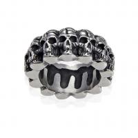 Titanium Steel Finger Ring, Skull & for man 