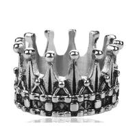 Titanium Steel Finger Ring, Crown, anoint & for man 