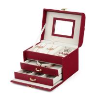 Multifunctional Jewelry Box, PU Leather, durable 