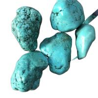 Décoration de pierre perles, turquoise, poli, bleu Vendu par PC