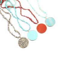 Gemstone Necklaces, with Natural Gravel 800mm 