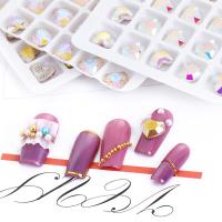 Arte de uñas de arcilla polimérica, Vidrio, Joyería & Bricolaje & diverso tamaño para la opción, más colores para la opción, Vendido por UD
