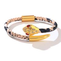 Brass Cuff Bangle, fashion jewelry & micro pave cubic zirconia & for woman 215mm 
