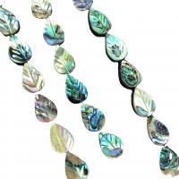 Abalone Shell Beads, Leaf, polished, DIY 