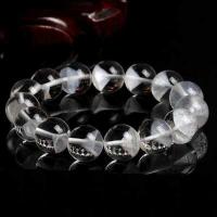 Bracelets quartz, quartz clair, Rond, poli Environ 18 cm, Vendu par brin