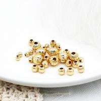 Brass Spacer Beads, 18K gold plated 