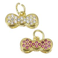 Cubic Zirconia Micro Pave Brass Pendant, fashion jewelry & micro pave cubic zirconia & for woman Approx 3.5mm 