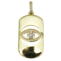 Cubic Zirconia Micro Pave Brass Pendant, fashion jewelry & micro pave cubic zirconia & for woman, gold Approx 