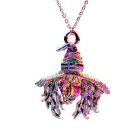Zinc Alloy Necklace, colorful plated, DIY .716 Inch 