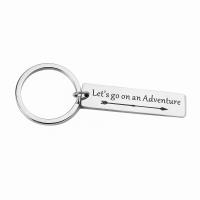Stainless Steel Key Clasp, polished, Unisex original color 