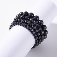 Gemstone Bracelets, Natural Stone, Round, polished Approx 19 cm 