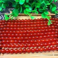 Бусины из натурального Красного Агата, красный агат, Круглая, полированный, длина:Приблизительно 38 см, продается Strand